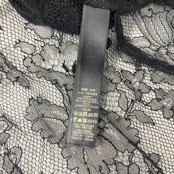 Agent Provocateur Thea SOIREE Black Lace S/M Maxi Gown NWT $2,885 - Picture 15 of 16